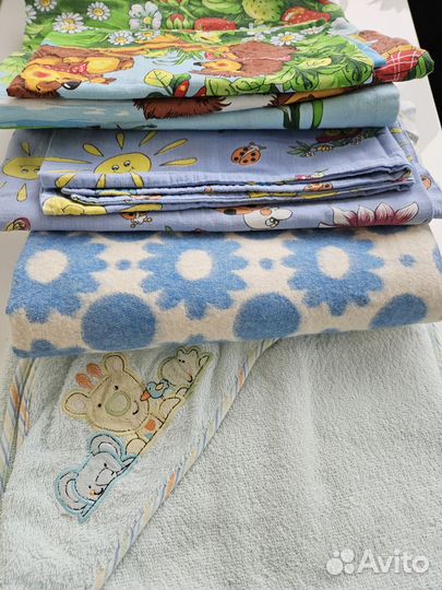 Детское постельное белье полотенце одеяло