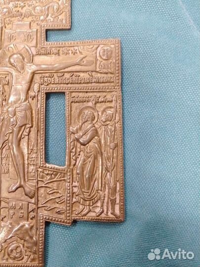 Крест Распятие Христово с Предстоящими, подлинник