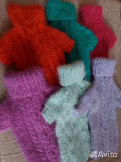 Вязаная одежда для маленьких собачек