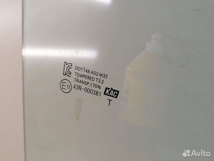 Стекло двери (установка/гарантия) заднее правое