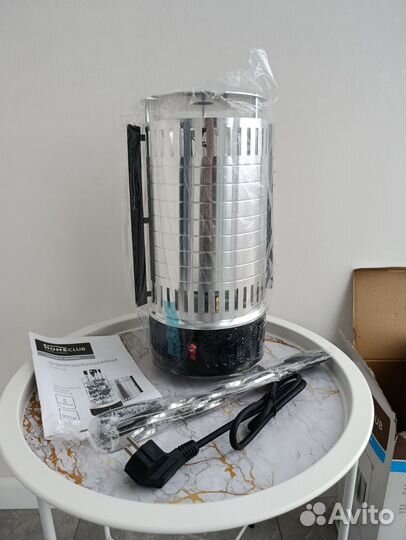 Электрошашлычница новая