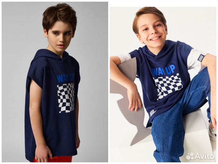 Пакетом мальчику 134 вещи и брюки новые