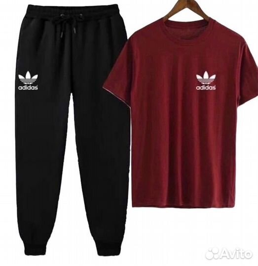 Спортивный костюм adidas штаны и футболка