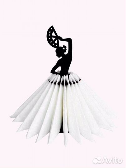 Салфетница балерина