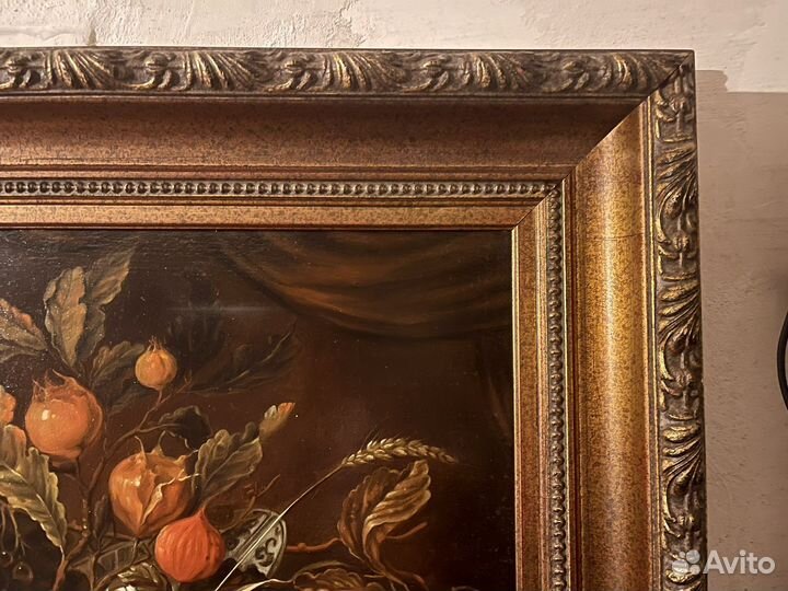 Картина старинная, холст масло