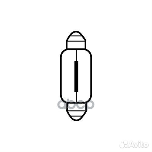 Лампа 12 В 10 Вт салонная пальчиковая 39 мм Veg