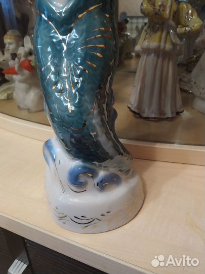 Статуэтка штоф Полонне русалка редкая, 32 см, СССР