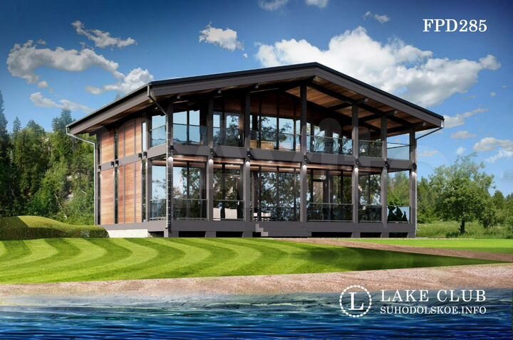 Коттедж 285 м² на участке 12 сот.