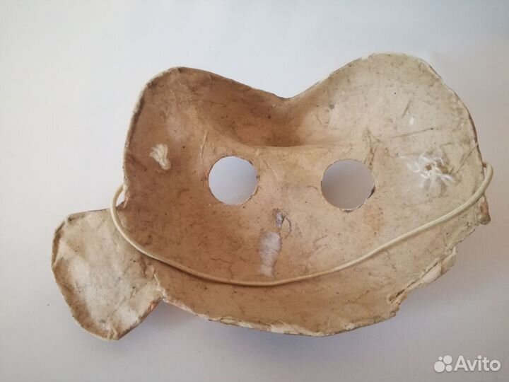 Маска Новогодняя Карнавальная советская Медведь