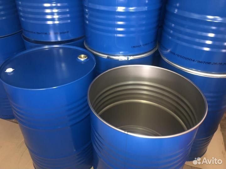 Новые Металлические Бочки 200л с крышкой и хомутом