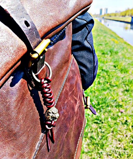 Брелок/темляк из кожи 