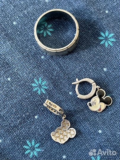 Серебряные серьги детские 925 пробы