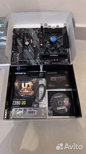 Материнская плата с процессором, опер пам, ссд