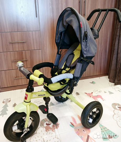 Велосипед с родительской ручкой