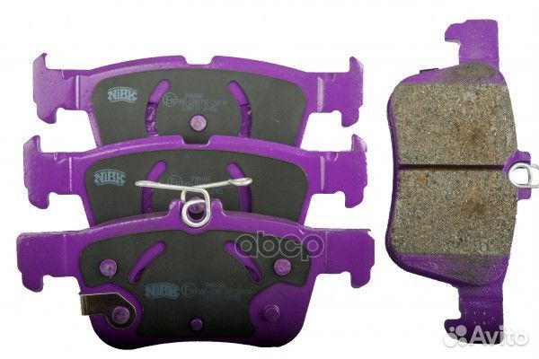 Колодки тормозные дисковые зад PN0666 NiBK