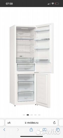 Холодильник gorenie NRK6202AW4