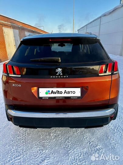 Peugeot 3008 1.6 AT, 2018, 50 000 км