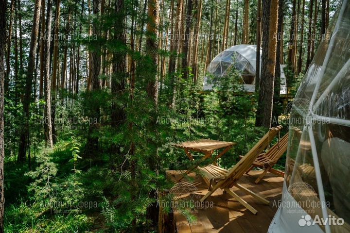 Геокупол глэмпинг Шатер под ресторан D12