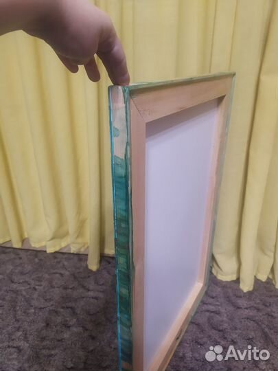 Картина интерьерная, абстракция, чернила