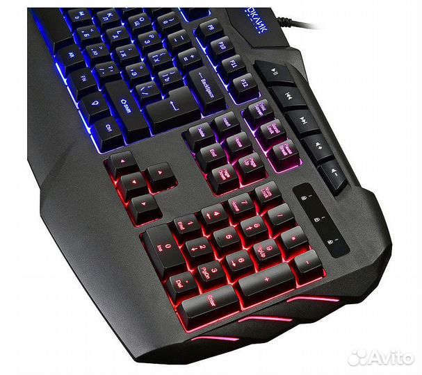 Клавиатура Оклик 777G psycho, черный