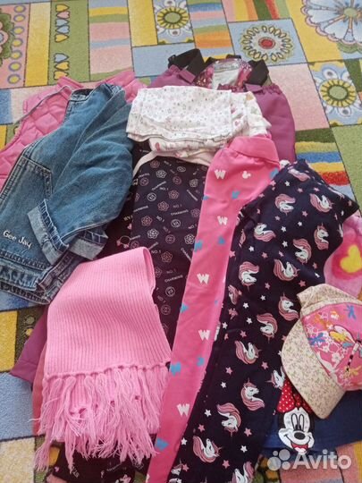 Огромный пакет вещей 98-104 на девочку