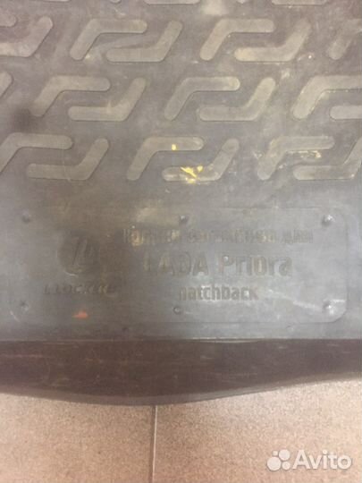 Коврик в багажник priora хачбек