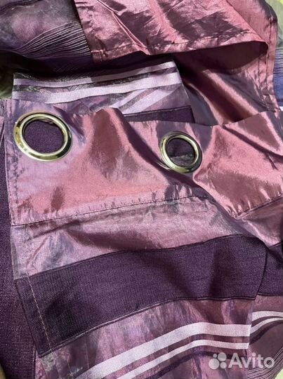 Штора на люверсах