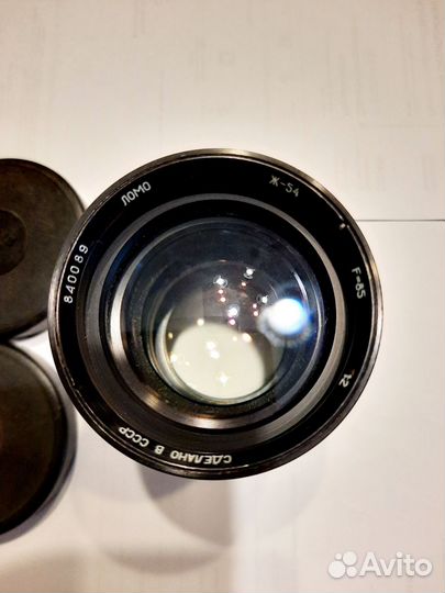 Объектив кинопроекционный Ж-54 F85 мм