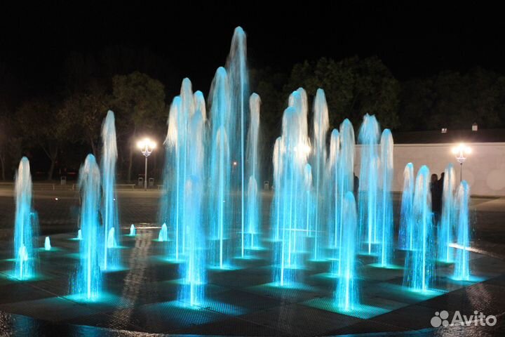 Пешеходный фонтан