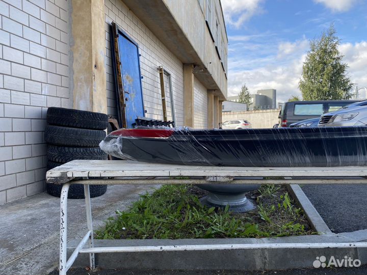 Задняя губа kia optima 4