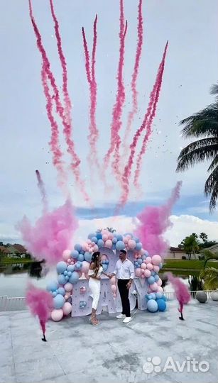 Цветной дым салют фейерверк гендерпати церемония