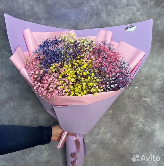 Букет из гипсофил. Подарок девушке