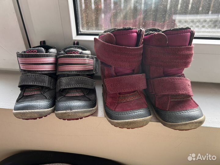 Ботинки зимние демисезон ecco biom goretex 20
