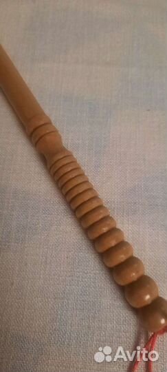 Чесалка для спины 46см. Деревянная