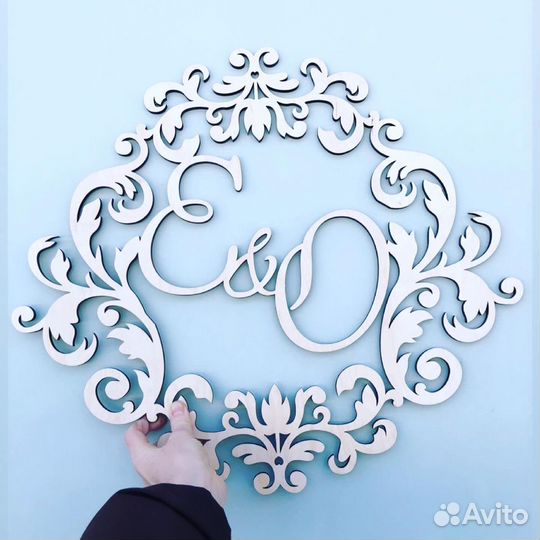 Монограмма на свадьбу вензель свадебный герб