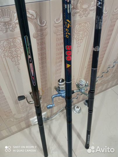 Спининги удочки катушки фидор бортовые удочки