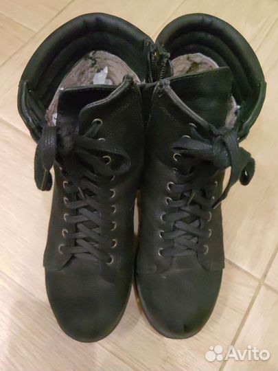 Ботинки женские зимние натуральная замша, мех