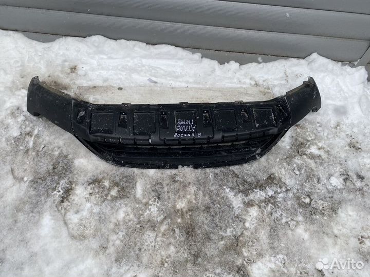 Юбка переднего бампера джили атлас передний бампер