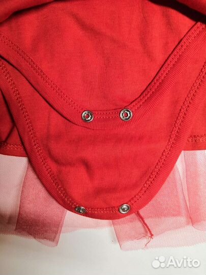 Платье боди новогоднее 68 размер