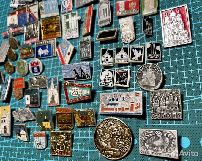 Значки ссср. Города