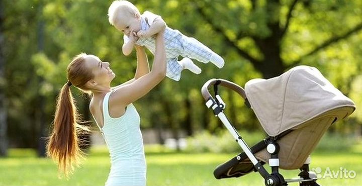 Коляска 3 в 1 для зимних прогулок