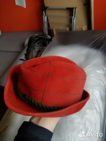 Винтажная шерстяная шапка для театра, кино