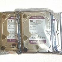 3 тб Новые ориг Жесткие диски WD Purple WD30purz, Пушкино