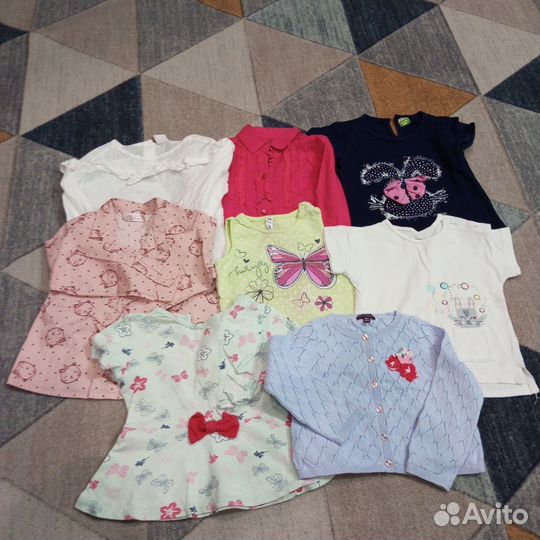 Пакет одежды на девочку р. 86/92