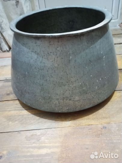 Медный старинный казан на 30 - 35 литров