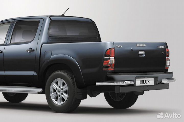 Защита задняя уголки Toyota HiLux