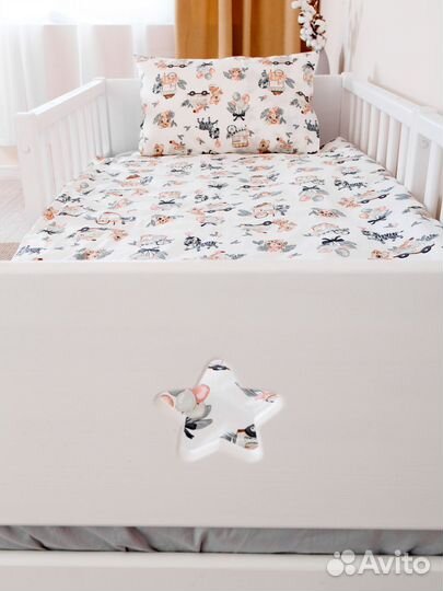 Кровать детская 160х80 массив сосны. Цвет на выбор