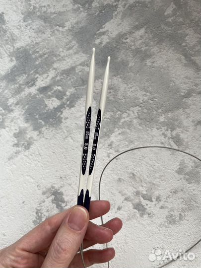 Спицы круговые Prym ergonomics 5 мм, 80 см