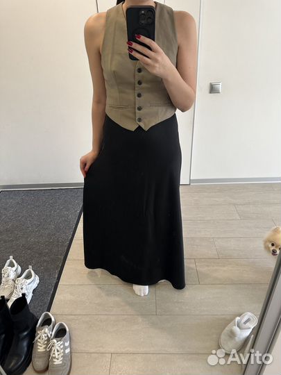 Атласная юбка