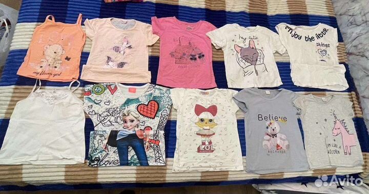 Огромный пакет вещей на девочку